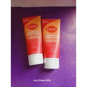 NWT Lume Acidified Body Wash 7.0oz Clean Tangerine X2
